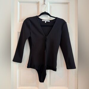 Lovers + Friends Black Bodysuit